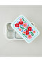 Bright Floral Melamine 6-Piece Glass-Lidded Breakfast Container 39x21 cm Colorful - 3