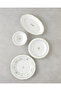 Lavender Porcelain Breakfast Set 12 Pieces for 6 People Green-Blue - 3