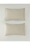 Pure Cotton 2-Piece Pillowcase 50X70 cm Coffee Foam