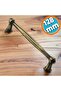 Furniture Handle Kitchen Cabinet Drawer Cabinet Handles Cover Handle Handle Antique Yellow 128 mm Metal - 2