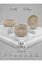 Helix Modern Geometric Basket Set Presentation Bowl; Decorative Spiral Zen Decorative Fruit Bowl & Presentation Bowl 8cm Height X 23cm Diameter - 3
