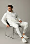 Men's Cotton Relaxed Fit Kangaroo Pocket Hooded Tracksuit Set - Hiking