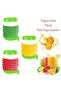 Practical Water Dispenser Foldable Thermos Fountain with Bellows 5.5 Liter Picnic Camping Water Ayran Soft Drink Green - 3