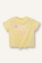 100% Cotton Floral Combed Cotton Short Sleeve T-Shirt Baby Girl H6662A526Sm - 3