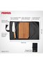 CampFire Cutting Set Outdoor Prep Kit, 15cm Stainless Steel Camp Knife with Oak Wood Handle, Oak Cutting Board & PU-Coated G-1000 Roll Mat for Portable Food Prep, Chopping & Slicing at Campsite - 4