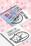 Cute Kawaii Mental Health Bold and Easy - 20X20 Large Coloring Book, Kids and Adults - 4