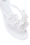 Women's White Floral Jelly Slippers 26Sfe4976Pv - 8
