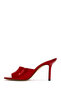 Women's Red High Thin Heeled Patent Leather Slippers 26Sfd121316 - 3