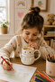 Ceramic Mug with Snowman Figure, Cup for Tea and Coffee 490 ml - 4