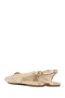 Women's Gold Open-Back Stone-Embellished Ballerinas 26Pfd4415Ts - 6