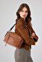 Anita Women's Brown Oversize Short Suede Leather Coat 25Wgd53301B - 6