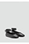 Perforated Ballerina Shoes with Straps