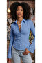 Women's Striped Waist-Fastening Spanish Sleeve Buttoned - 2