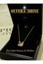 316L Steel Illuminated Boxed White Swan Necklace Gold/45 cm
