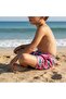 Boy's Color Printed Lace-Up Sea and Pool Shorts with Netting Inside - 2