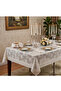 Lace Luxury Pvc Coated Tablecloth with Lace Edges - 3
