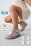 S10341 Tobby Unicornio White Transparent Orthopedic Daily Girl's Sandals - 3