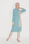 Double Color Tunic with Buttons 40676