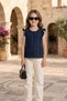 Lace Detailed Ruffled Short Sleeve Girls' T-Shirt