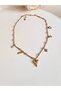 Steel Heart Star Nal Topcuk Chain Necklace 45 cm - 3