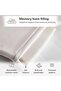 Dorin Baby Memory Foam Pillow With Removable Cover 40x23+3.5cm-white - 5