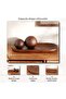 Pecan Wood Decor Platter 55x22x4.5cm - Brown - 5