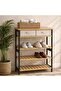 Ford 5 Tier Storage Shelf 69x26x80cm - Natural