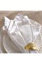 Festivity 4piece Napkin Set 45x45cm - Gold - 2