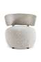 Twilight Throne Accent Chair - Beige &white - 5