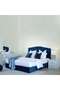 Anna King Bed Velvet Blue 180x200 Cm - 3