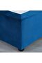 OLGA KING BED VELVET BLUE 180X200 CM - 7