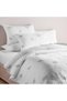 Heather Disty Embroidery Gauze Cotton 3-piece King Duvet Cover Set 230x220cm - White