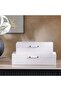 Kate Pu Decor Box 30.2x16.1x7.3cm - White - 4