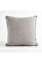 Atlanta Dobby Down Alternative Filled Cushion 60x60cm-moonrock - 3