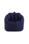 Adam Filled Bean Bag Chair 81.5x71x62.3cm - Blue - 2