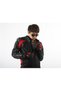 Motorcycle Gloves Carbon Protected Leather and Cordura Fabric Certified Motor Gloves Red - 3