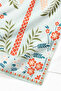 Tropical Beach Towel with Palm Flowers - Bohemian Mediterranean Mint Coral Quick-Dry Microfiber Towel - 5