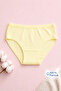 Ultra Comfortable 100% Cotton Ribbed Girls' Panties 12 Pieces - 7