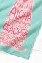Mermaid Turquoise Pink Girls' Beach Towel - Tropical Summer Style Quick Dry Microfiber Towel - 5
