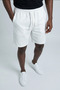 Men's Raw Linen Relaxed Fit Elastic Waist Linen Shorts K4003Kş - 3