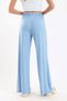 Soft Solid Wide-Leg Pants - 4