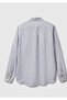 Men's White Mix 100% Linen Shirt - 4