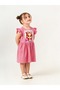 Girl's Short Sleeve Lycra Combed Cotton Printed Dress - 4