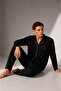 Premium Men's 100% Cotton Shirt Collar Front Buttoned Long Sleeve Boxed Pajama Set