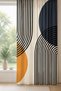 Quality Fabric, Vibrant Color Patterned Background Curtain (Size Produced, Be Atthant to Size)