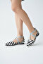 Black/White/Blue Women's Ballerinas D726537304 - 3