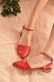 Red Women's Ballerina Flats D726226209 - 3