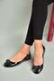 S726019508 Black Patent Leather Women's Ballerinas - 2
