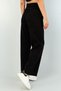 Black Non-Fading Fabric Lira Women's Loose Jeans - 4
