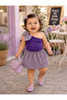 Baby Children's Single Sleeve Crop Skirt Set Top and Bottom Set